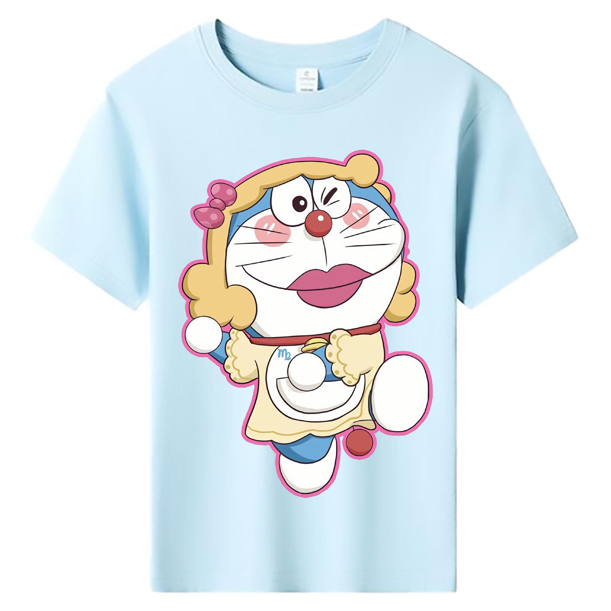 （画像用） ドラえもん Doraemon 綿100％キッズTシャツ（フロントプリント）